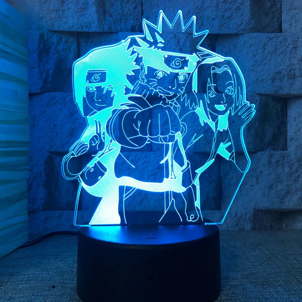 Anime Naruto 3D Night Light